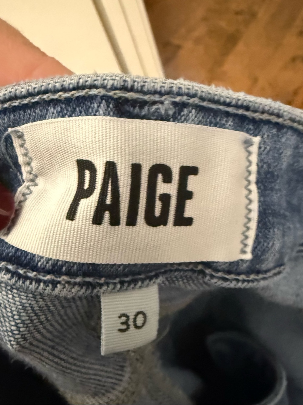 PAIGE Mason Ankle Straight Jeans – Big Ben – Size 30
